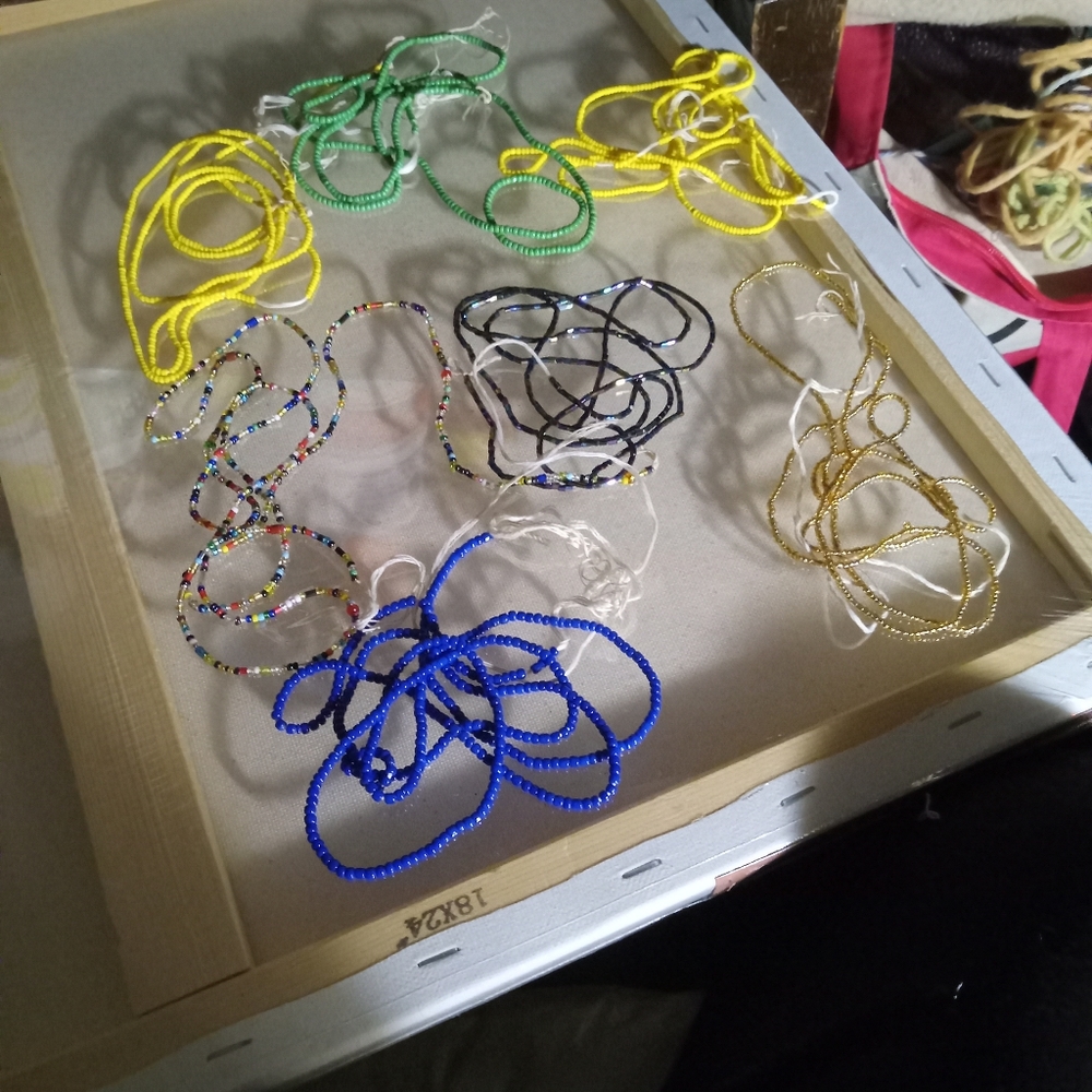 Beads 7 colors strands